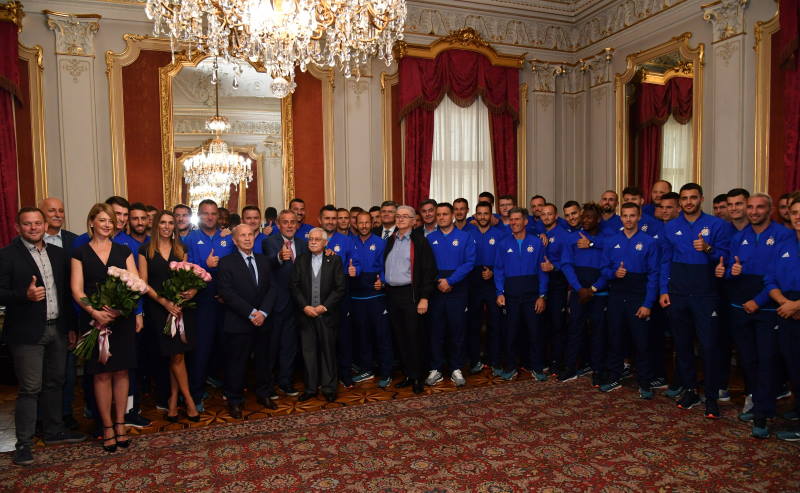 Milan Bandić primio stručni stožer i vodstvo Građanskog nogometnog kluba Dinamo