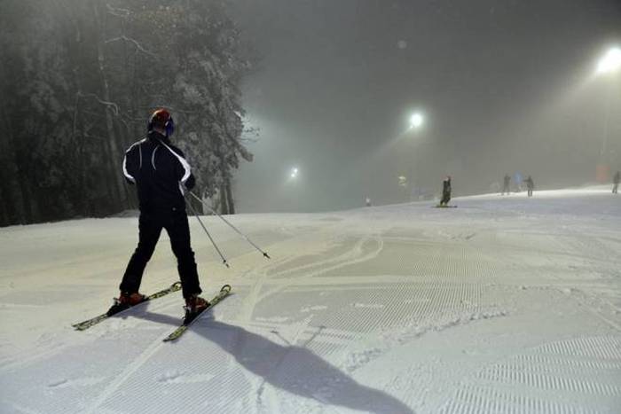 Noćno skijanje - Sljeme