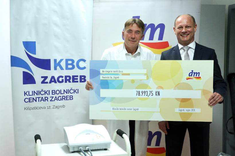 Donacija dm-a KBC-u Zagreb olakšat će liječenje i oporavak žena oboljelih od raka dojke