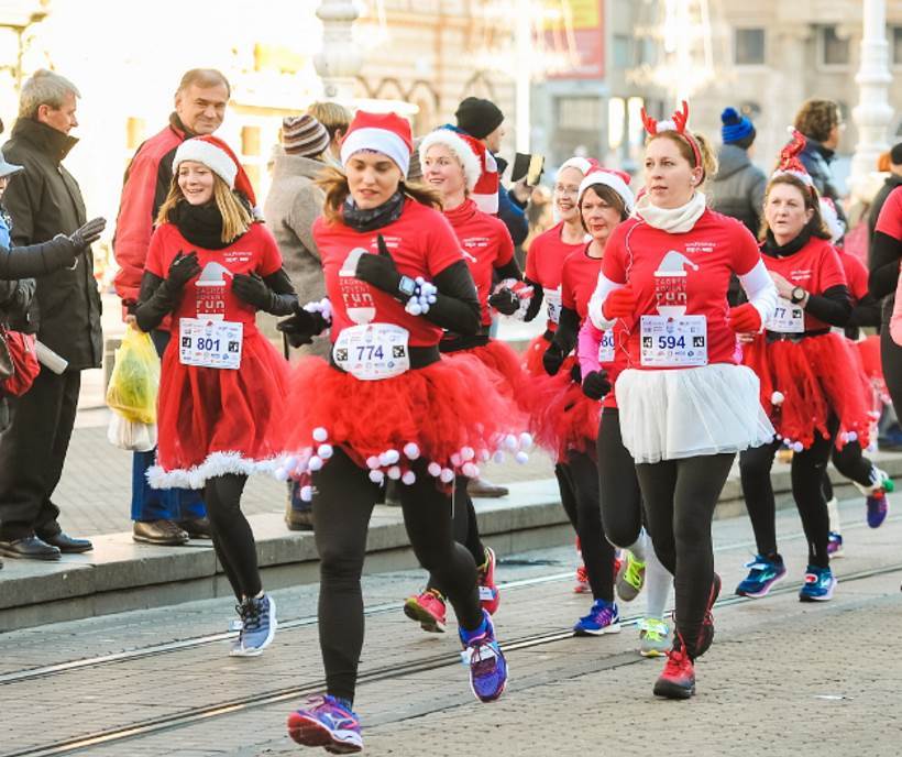 ZAGREB ADVENT RUN: Kostimirani trkači iz 29 zemalja svijeta trče protiv dijabetesa