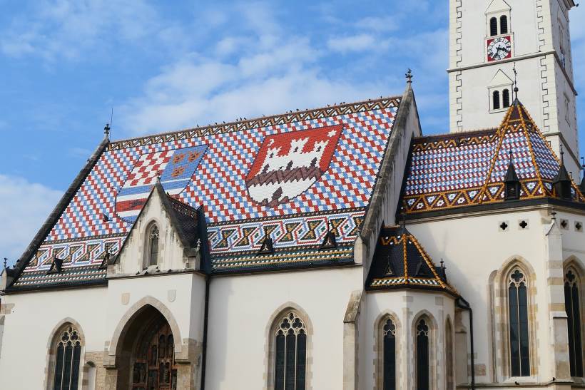 ŽIVOPISNI KROV CRKVE SVETOG MARKA: Najčešći fotografirani motiv grada Zagreba