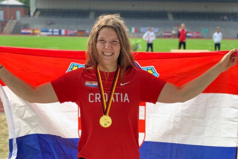 ZLATNA MEDALJA: Laura Štefanac osvojila je 1. mjesto na Europskom prvenstvu u atletici za gluhe