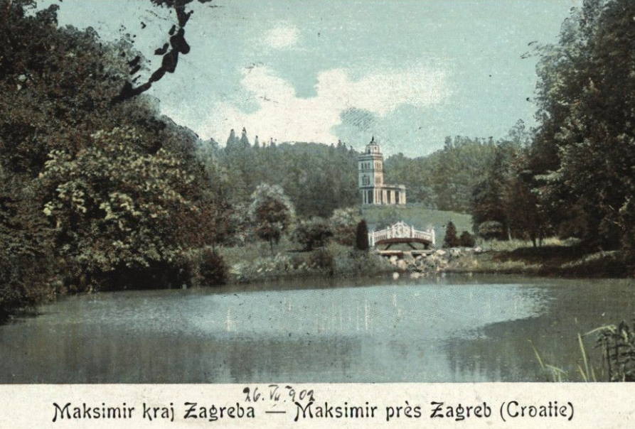 Maksimir - razglednica iz 1902.