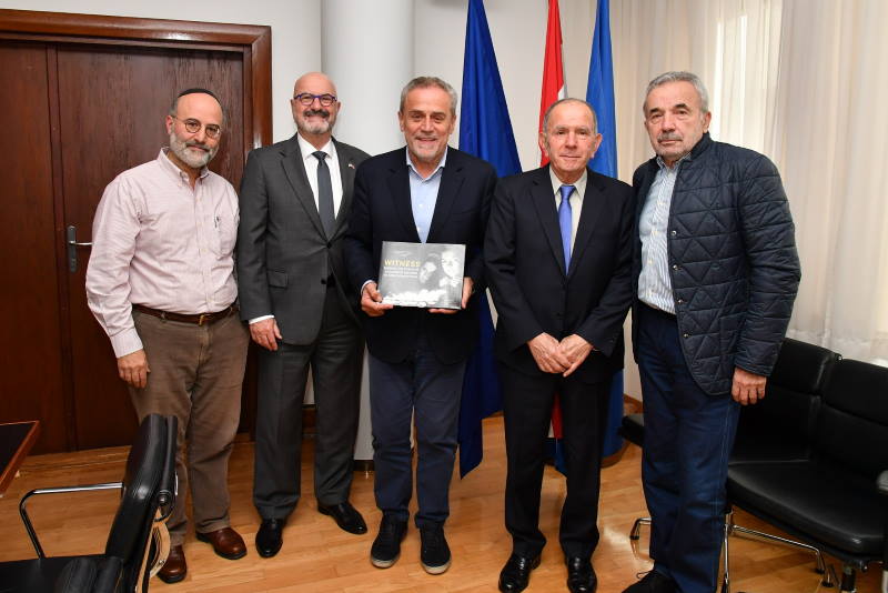 Gradonačelnik Bandić primio Aharona Tamira, izvršnog direktora projekta Međunarodni marš živih 