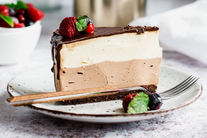 PARFE TORTA: Fantastična mousse torta od vanilije i čokolade