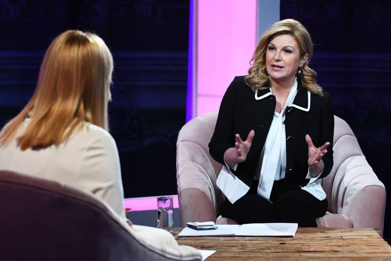 Bivša predsjednica Kolinda Grabar-Kitarović gostuje na HTV-u, u emisiji 'U svom filmu'