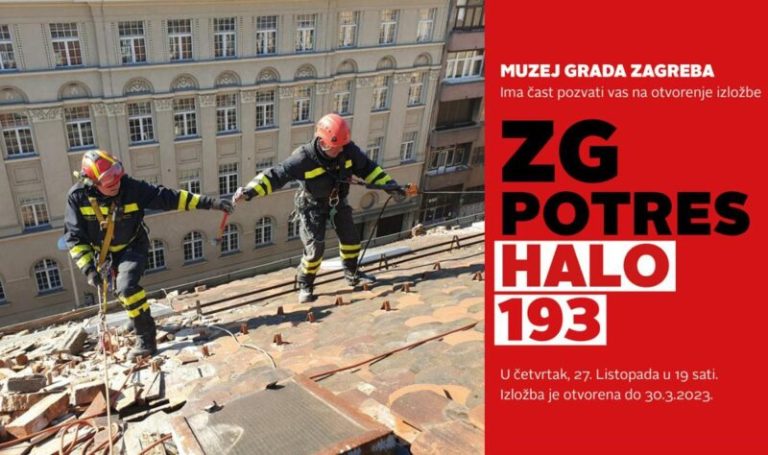 Muzej grada Zagreba i zagrebački vatrogasci priređuju izložbu ZG POTRES. HALO 193