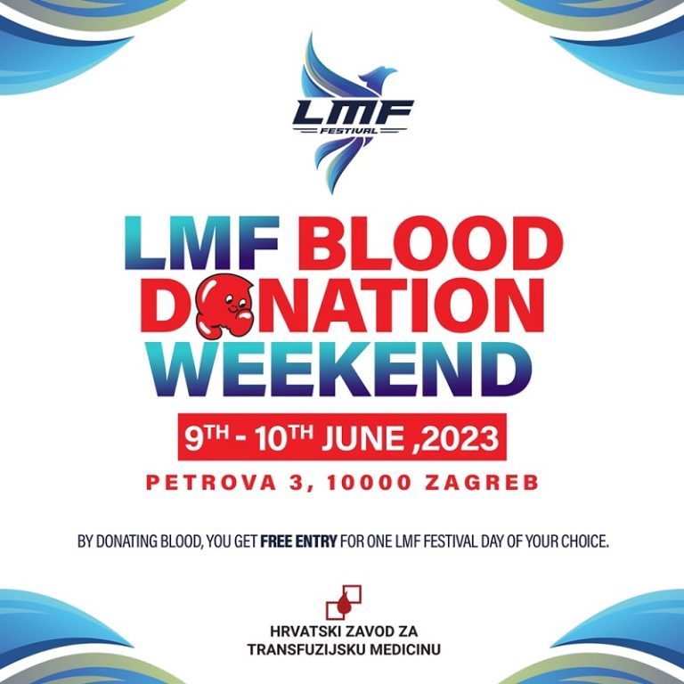 Učini dobro djelo – daruj krv i zabavi se (zasluženo) na LMF festivalu